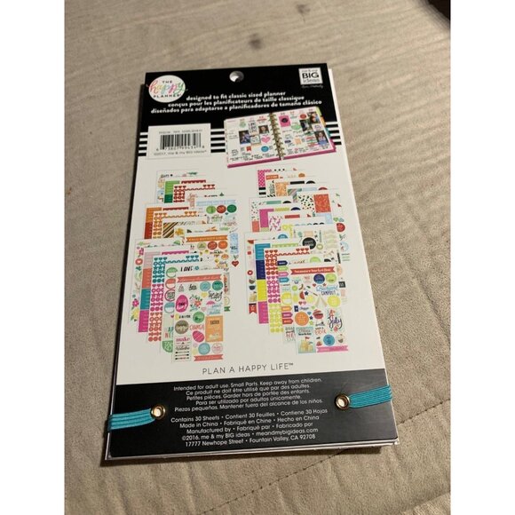Erin Condren The Happy Planner Seasonal Sticker Book 1557 pieces 90% complete - Picture 2 of 2